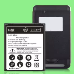 Long Life 4600mAh Grade A+ Battery Charger f Samsung Galaxy J3 Achieve SM-J337P