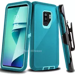 For Samsung Galaxy S9 S9 Plus Shockproof Heavy Duty Rugged Case Cover Belt Clip