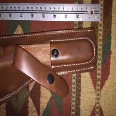 Ruger Standard Mk I II 2 III 3 IV 4 Brown Leather Holster w Mag Pouch 6 7/8"