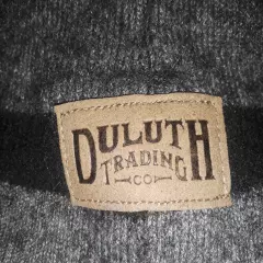 Duluth Trading Co. charcoal-gray wool-blend hat w/brim womens M-L