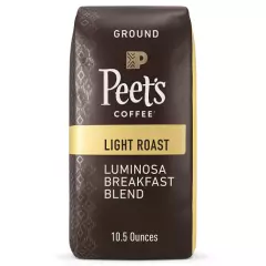 Peet's Luminosa Breakfast Blend Light Roast Ground Coffee