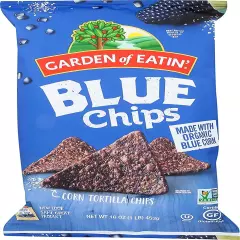 Blue Corn Tortilla Chips, 1.00 Pound (Pack of 1) - Package May Vary