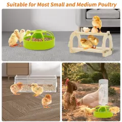 Baby Chick Roosting Perch Kit Wooden Chicken Perches Roosting Bar Chicken Tra...