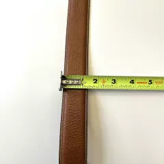 Cremieux Men’s Leather Belt Size 36 Cowhide Brown 