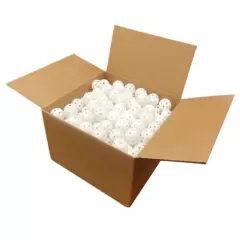 White Perforated Practice Golf Balls by JP Lann (240 Ball Bulk Box) 39760-x2