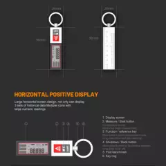 New Laser Rangefinder Digital Measuring Tape Distance Meter Range Finder Good