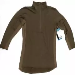 Insport NS82 Level 2 Long Sleeve MidWeight 1/4 Zip Shirt, Coyote Brown, Small