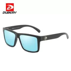 DUBERY Polarized Sunglasses Men Women Driving Sports Glasses Mirror Square UV400