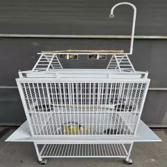 LARGE 63" Bird Parrot Play-Top Cage Cockatiel Macaw Conure African Grey Conures