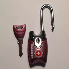 MASTER LOCK COMPANY-LADIES VIOLET LUGGAGE PADLOCK--TSA ACCEPTED