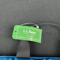 L.L. Bean Nautical Blue Nylon Medium Personal Organizer Hanging Toiletry Bag NWT