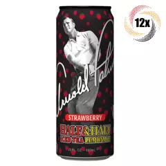 12x Cans Arizona Arnold Palmer Strawberry Half & Half Iced Tea Lemonade | 23oz