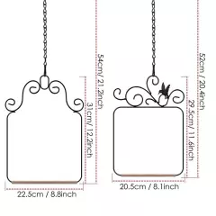 Bird Swings and Perches Frame 2 Pack, Wild Bird Swing Outdoor Bird Perch2454