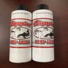 2 Bottles Rippin Lip’s Carp Flavoring Concord Grape 6oz Buffalo / Yellow Carp