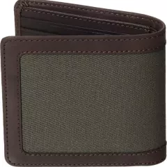 Filson Packer Wallet MADE IN USA Rugged Twill Leather Otter Green