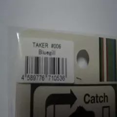 TECKEL TAKER 3/8oz. BLUEGILL color #006T NIP !! SQUEAKY DOLPHIN