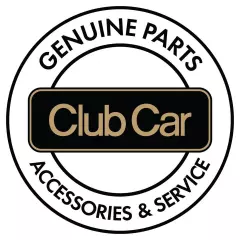 Club Car DS Nameplate Emblem Decal Gold Amber Sticker 101414801 Genuine OEM