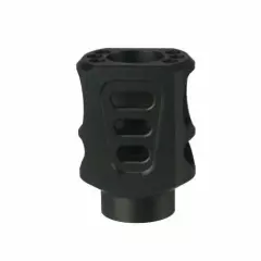 US SELLER Black 15/16-32 TPI 12GA Muzzle Brake Compensator Recoil Reducer