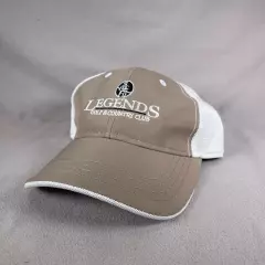 Legends Golf & Country Club Hat Mens One Size Brown Strapback Cap Ahead Golfing