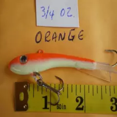 8 PCS MINNOW JIGGING/CASTING LURE BAIT/ICE FISHING 3/4 OZ. 7 COLORS CHOOSE ANY