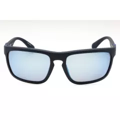 Police Men's Sunglasses Matte Dark Blue Plastic Rectangular Frame SPLF63 06QS