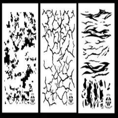 Spray Airbrush Paint Camouflage Stencils 10 Mil Camo Duracoat 9x14" (13 Designs)