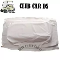 Club Car DS Golf Cart 2000'-Newer WHITE Seat BOTTOM Cover 1019982-02