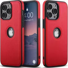 Shockproof Protective Leather Case For iPhone 16 15 14 Plus 13 12 11 Pro Max