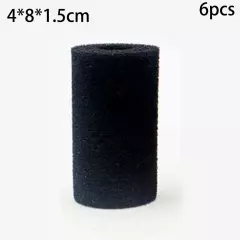 6x Overflow Filter Box Intake Round Pre-Filter Foam Sponge Fish Aquarium Replace