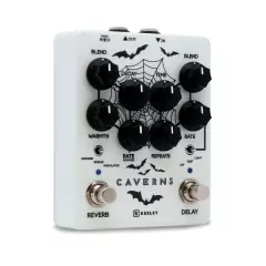 Used Keeley Spooky "Glow in the Dark" Caverns Delay Reverb Pedal