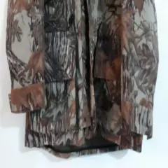 MEN'S GORE-TEX RAINWEAR OUTDOORS HOODED HUNTING JACKET. CAMO RAINWEAR.SZ LARGE 