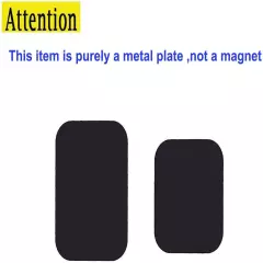 Best Tek Mount Metal Plate, Phone Magnet Sticker, Metal Plate for Magnetic Mount