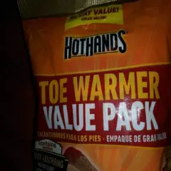 Toe Warmer by Hot Hands Value Pack 8 Heat Hours 6 Pairs of Toe Warmers