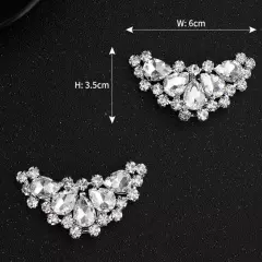 Sparkling Crystal Bridal Shoe Clips – Elegant Rhinestone Accents for Any Shoes