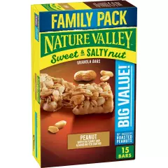 Nature Valley Granola Bars Sweet and Salty Nut Peanut 1.2 oz 15 ct