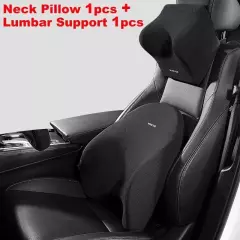 Car Lumbar Support Headrest Neck Pillow Support Universal Neck Pillows Cushion