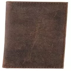  Men's RFID Vintage Look Genuine Leather Long Bifold buffalo vintage leather