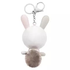 Swarovski Crystal Mathilde Bag Charm Rabbit, Gray, Stainless Steel 5020921