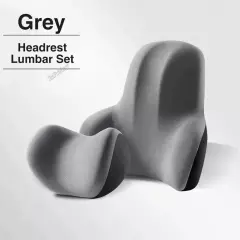 Breathable Car Seat Headrest Car Neck Pillow Cushion Back Lumbar Support Cushion