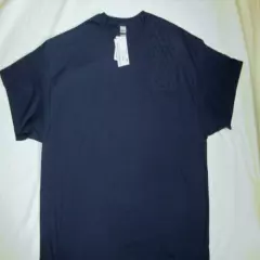 3XL LEFT Hand Trap Pad NAVY BLUE S/S Cotton Shooting T-Shirt by Gildan