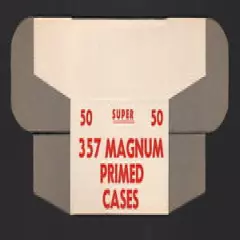 SUPER Ammunition Box, 357 Mag Primed Cases (Box only)