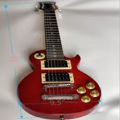 Electric Guitar Mini 6-string Glossy Red solid body 21 Frets rosewood fretboard