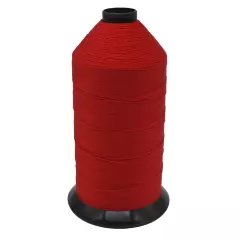 Red Bonded Nylon Upholstery Thread Size 207, Tex 210, 16 Oz. 1900 Yards