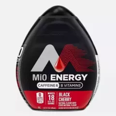 6 MiO Energy Water Enhancer Black Cherry With Caffeine - 1.62 Oz 9/23-1/23