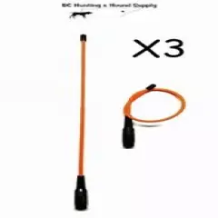 3 - Garmin Astro 320 / 430 Flexible Long Range Orange Antenna 14" (Long Range)