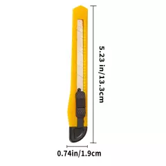 20/50x Bulk Small Yellow Utility Knife Box Cutters Snap Off Blade 9MM Blade