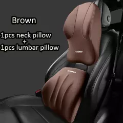 Car Lumbar Back Support Headrest Neck Pillow Universal Soft Neck Pillows Cushion