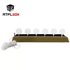 Atflbox Resetting Metal Shooting Target with 6 Steel Plates For Airsoft BB Gun