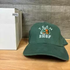 BNSF Railway Hat Cap One Size Green Orange Trains Team