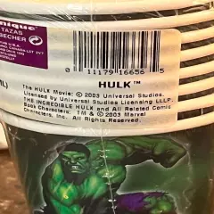 Vtg Marvel Hulk birthday paper cups 2 sets 8 each in sealed package 2003